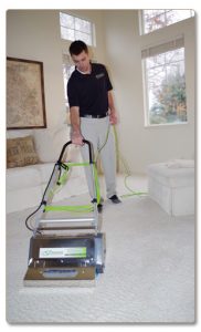 Dry Organic Carpet Cleaning in Marion Iowa.